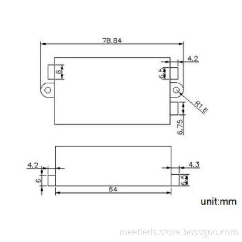 LED RF Dimmer, 12V, 96W/24V, 192W